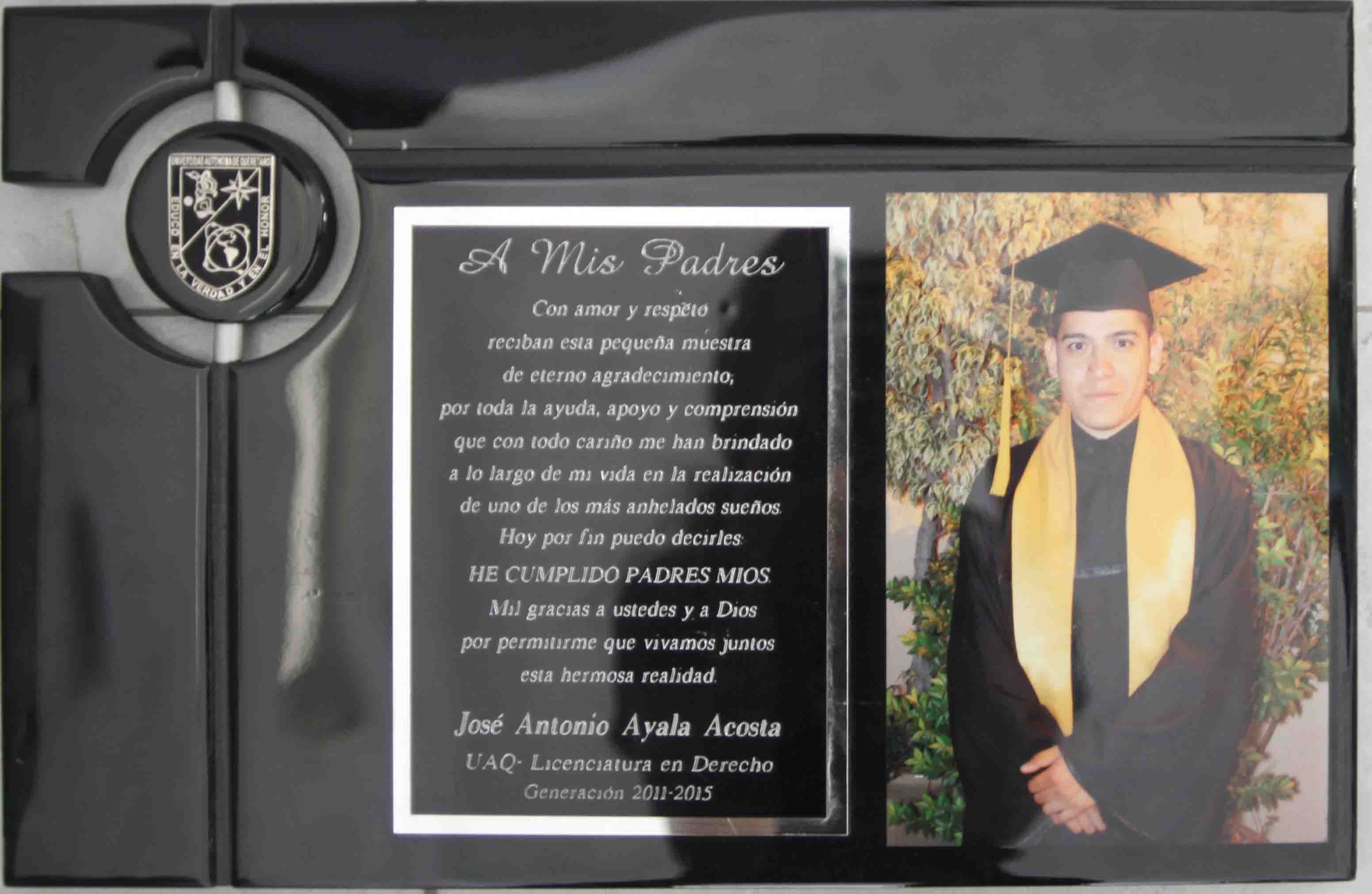 Reconocimientos  Anillos de Graduación  Foto Panorámica